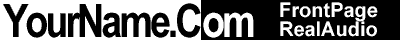 10MB web space - YourName.com -  $8.25/mo.
